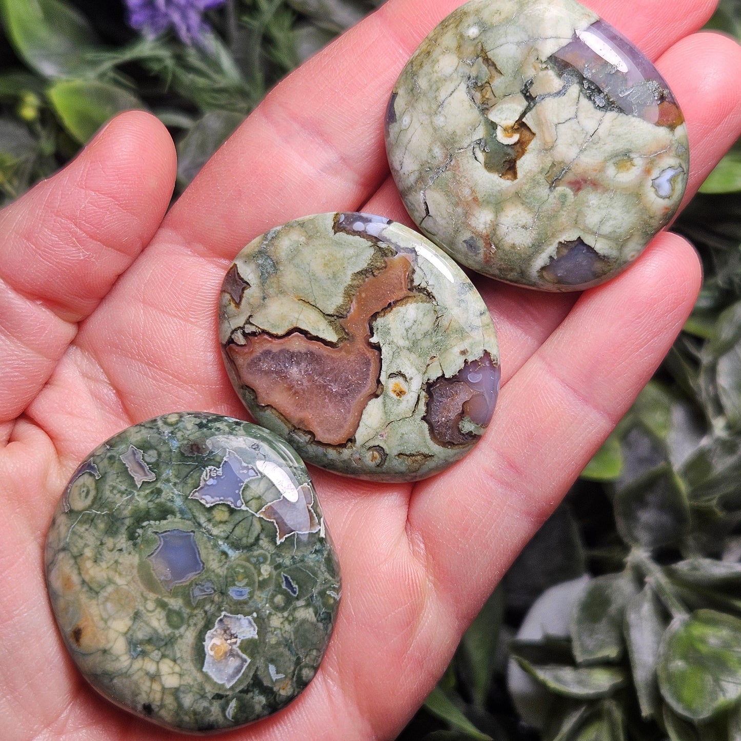 Rainforest Jasper Crystal, Polished Rainforest Jasper Specimen
