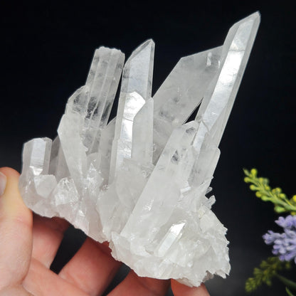 Arkansas Quartz Crystal Cluster, 211 grams