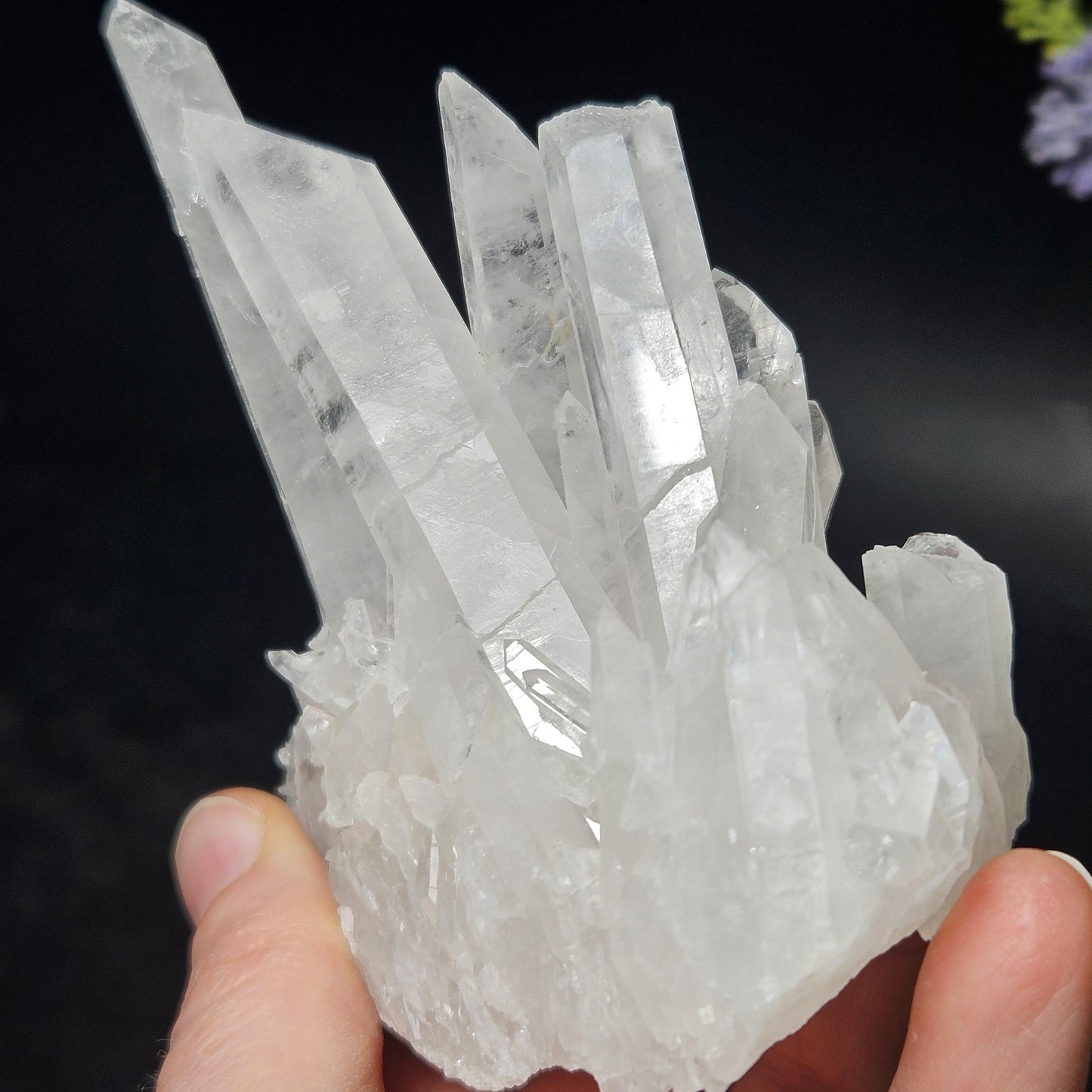 Arkansas Quartz Crystal Cluster, 211 grams