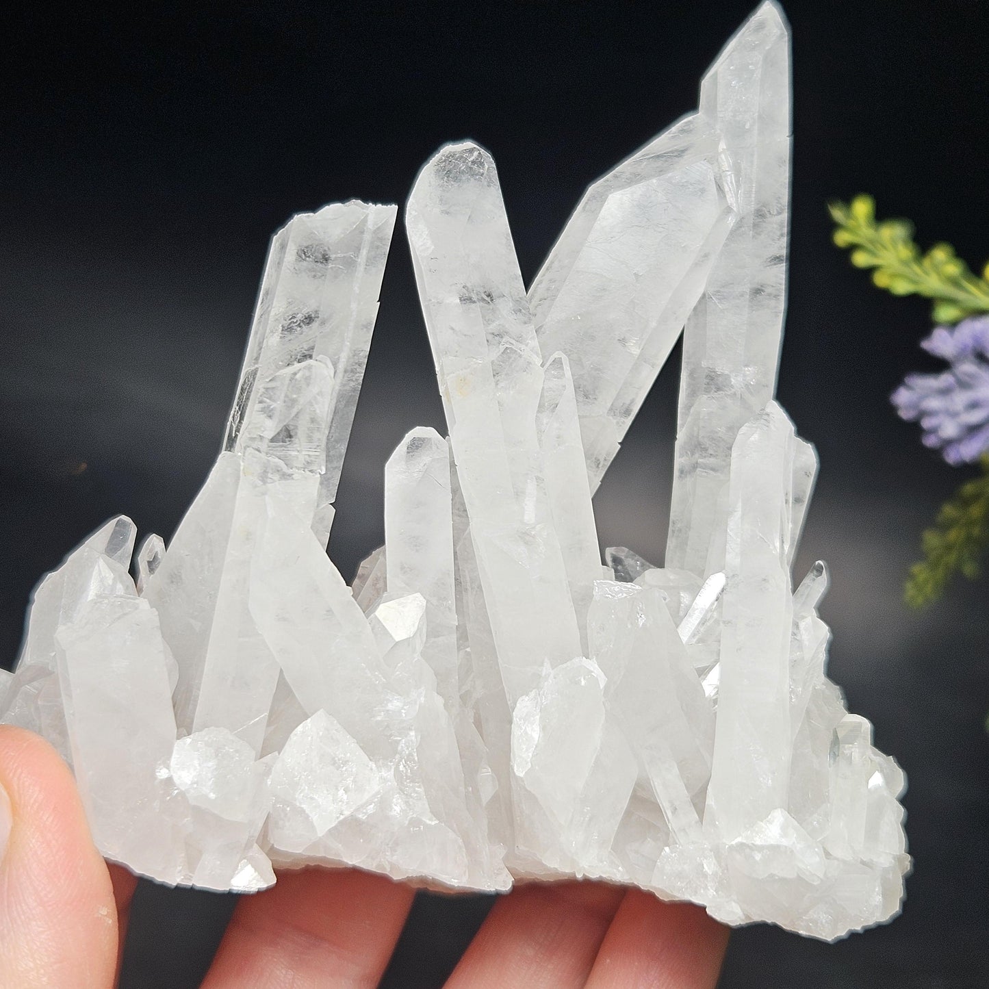 Arkansas Quartz Crystal Cluster, 211 grams