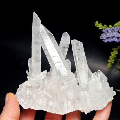 Arkansas Quartz Crystal Cluster, 211 grams