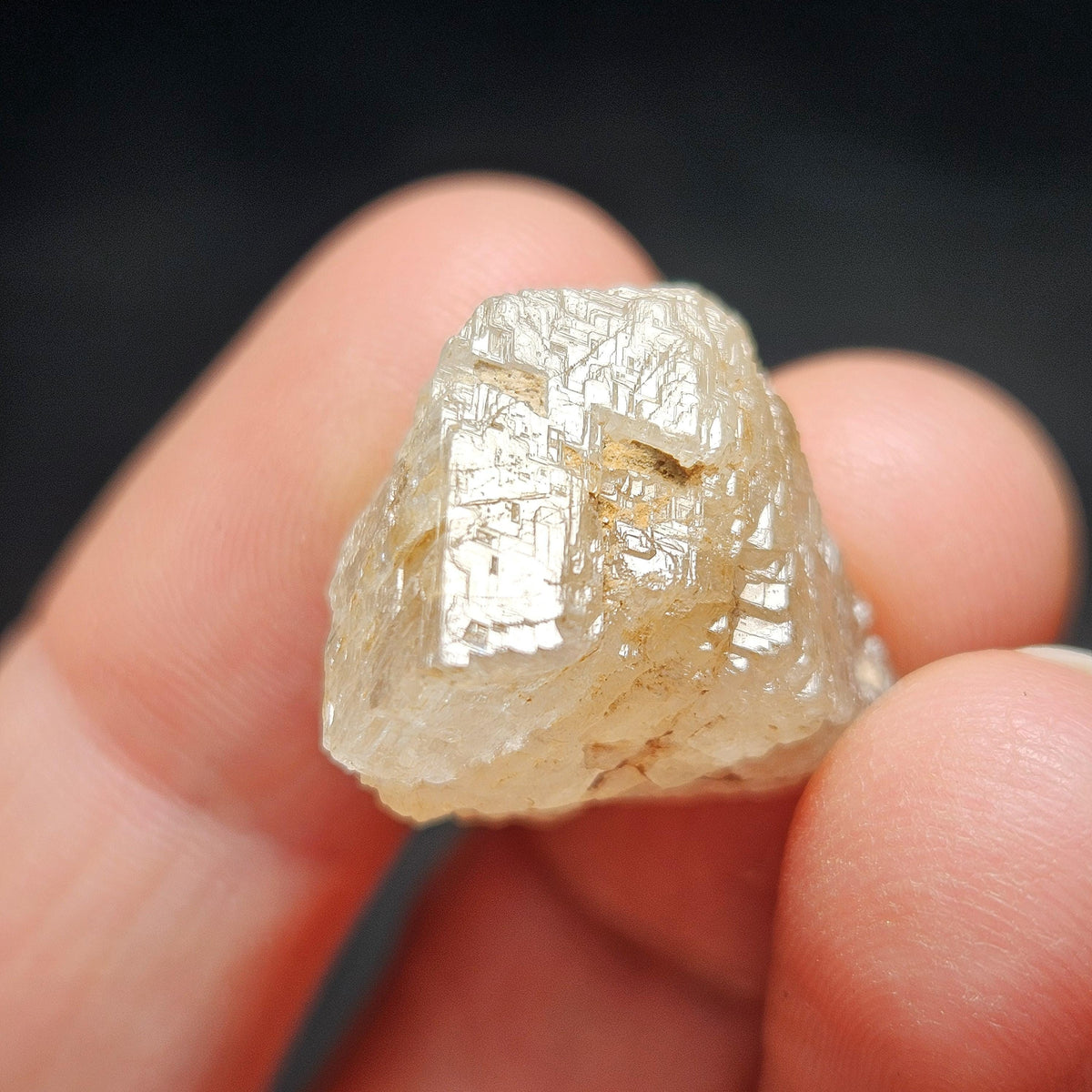 Etched Phenacite Crystal (25.24 carats), Phenakite Crystal Nigeria