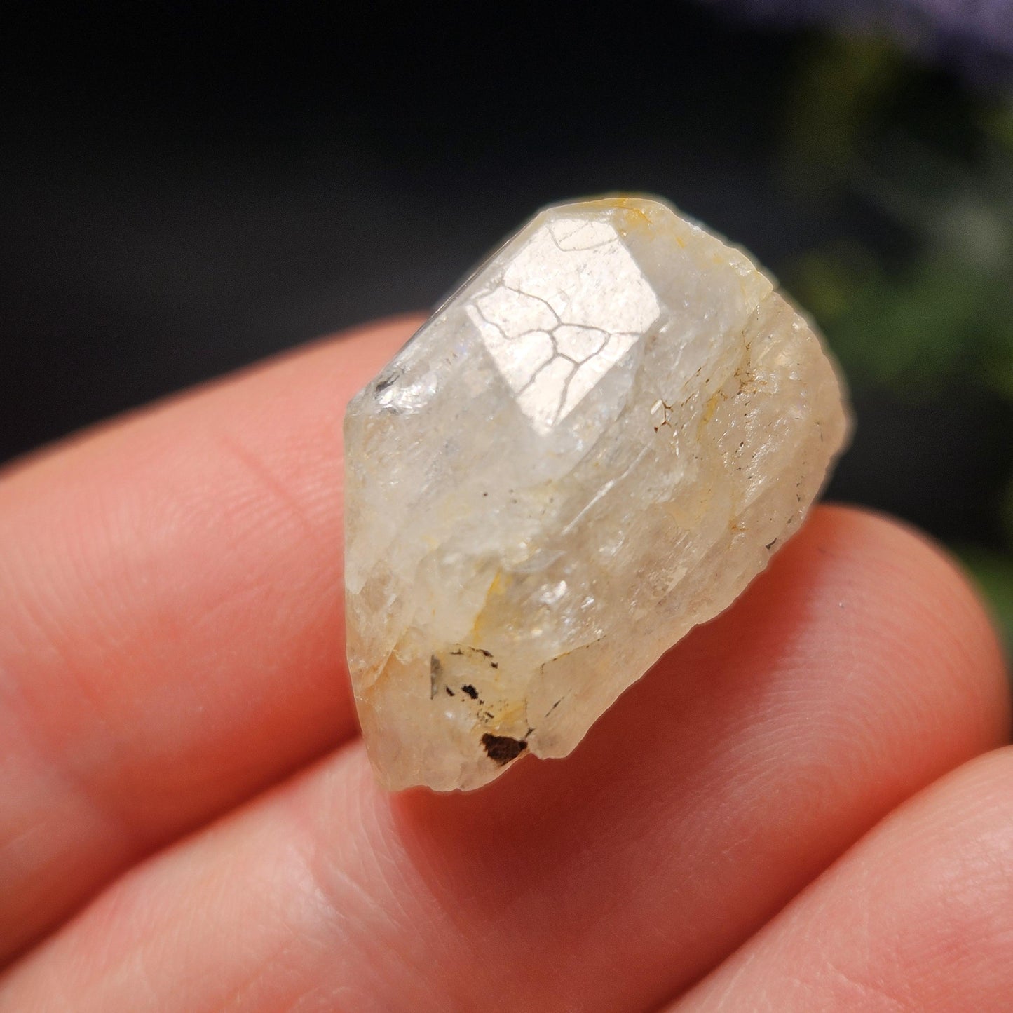 Phenacite Crystal from Nigeria 4.9g, Raw Terminated Phenacite