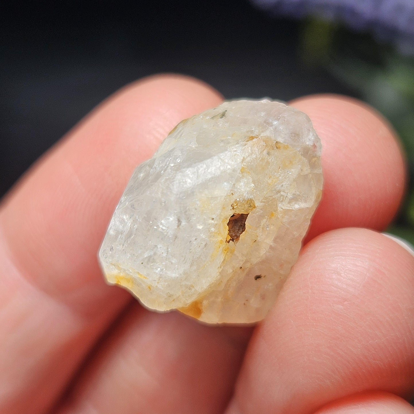 Phenacite Crystal from Nigeria 4.9g, Raw Terminated Phenacite
