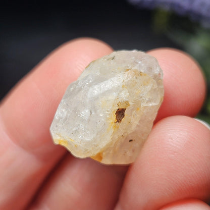 Phenacite Crystal from Nigeria 4.9g, Raw Terminated Phenacite