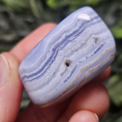 Blue Lace Agate from Namibia (1.25"