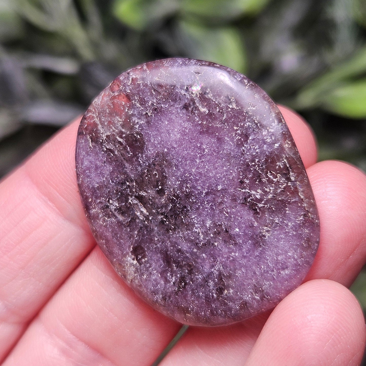 Lepidolite Polished Stone 1.25", Lepidolite Crystal Specimen