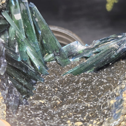 Vivianite Crystal Cluster 316g, Vivianite Specimen, Raw Blue