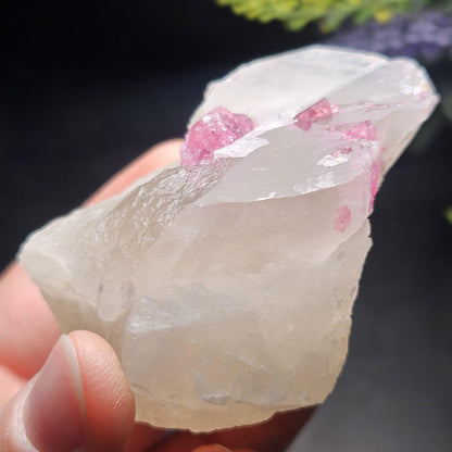 Bubblegum Pink Tourmaline in Quartz from Brazil 115.67g
