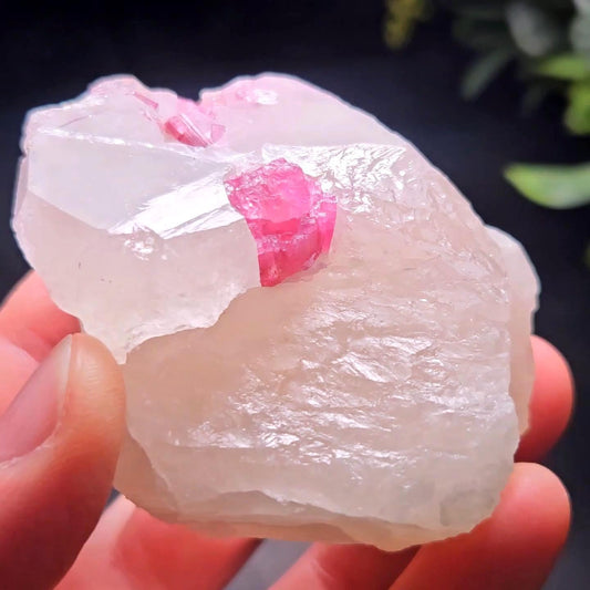 Bubblegum Pink Tourmaline in Quartz from Brazil 115.67g