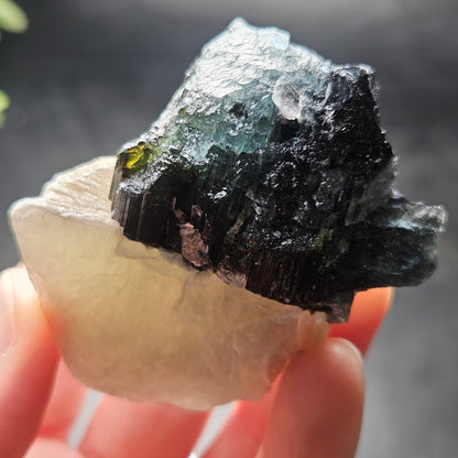 Blue Tourmaline Crystal 62.77g