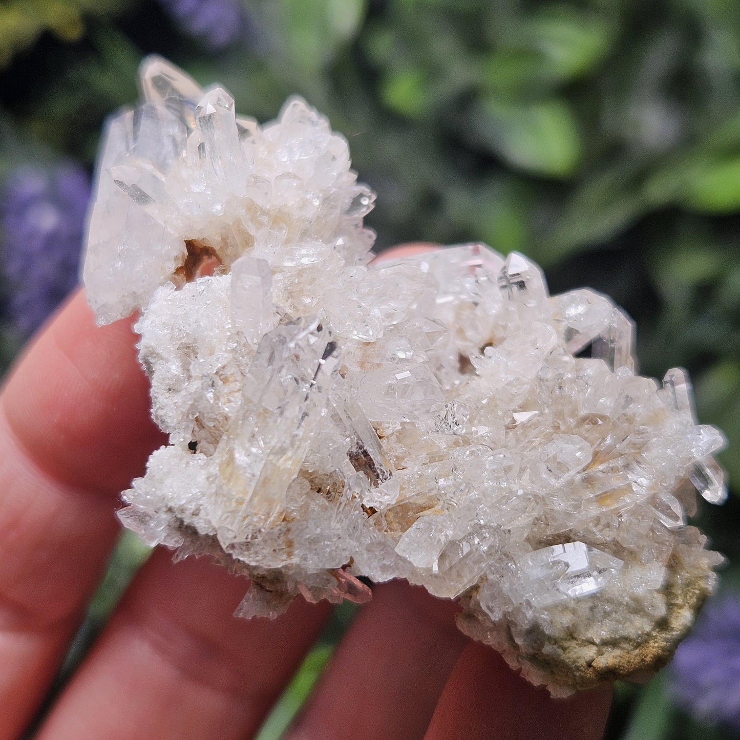 Colombian Lemurian Quartz Cluster, Raw Quartz Crystal from Colombia