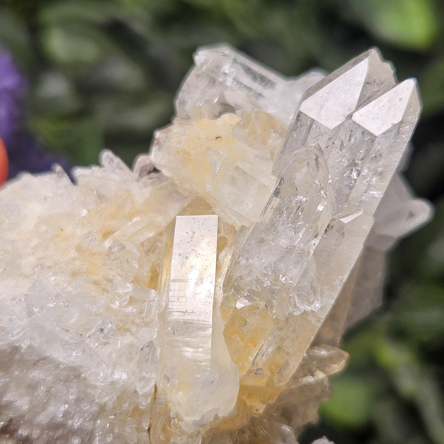 Colombian Lemurian Quartz Cluster, Raw Quartz Crystal from Colombia