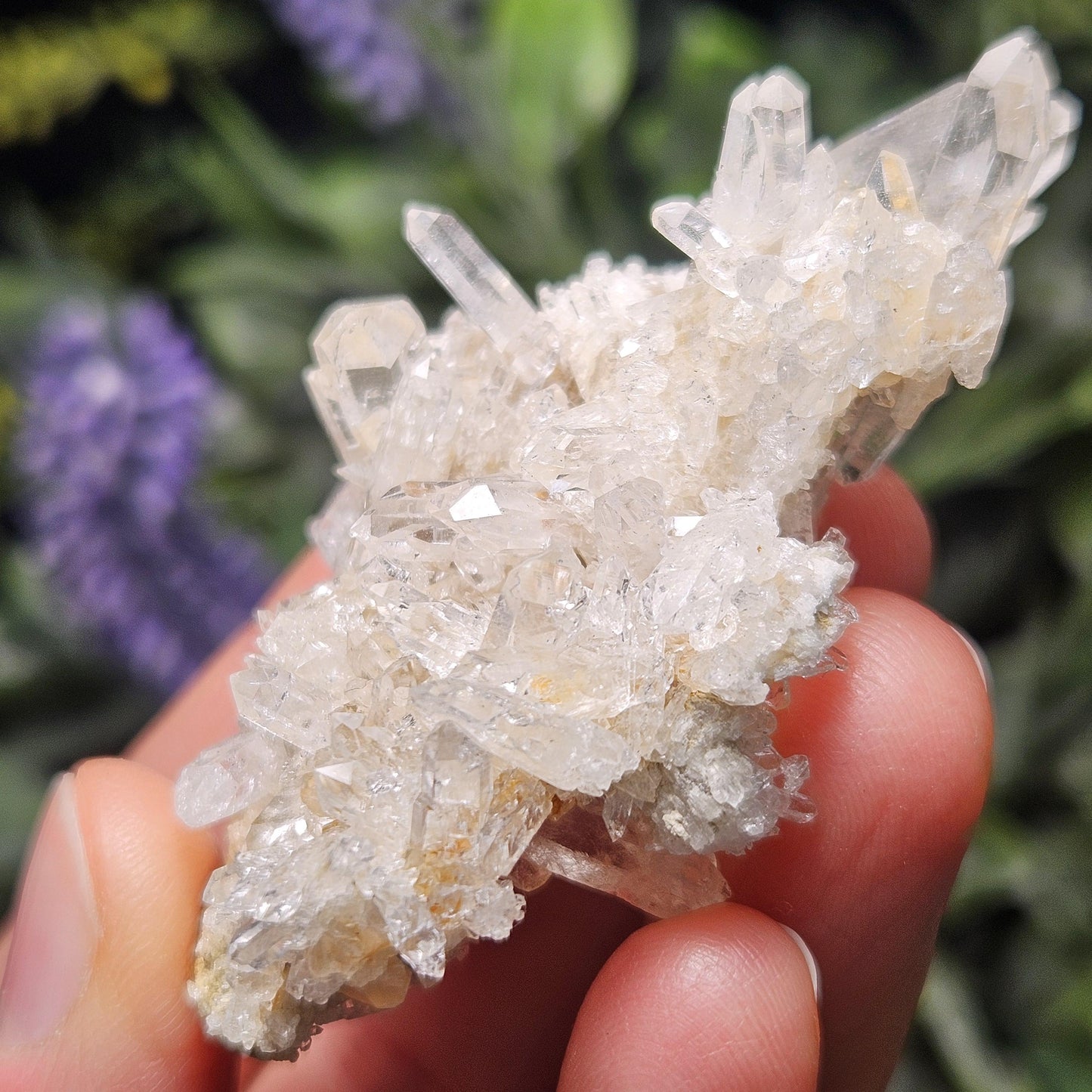 Colombian Lemurian Quartz Cluster, Raw Quartz Crystal from Colombia