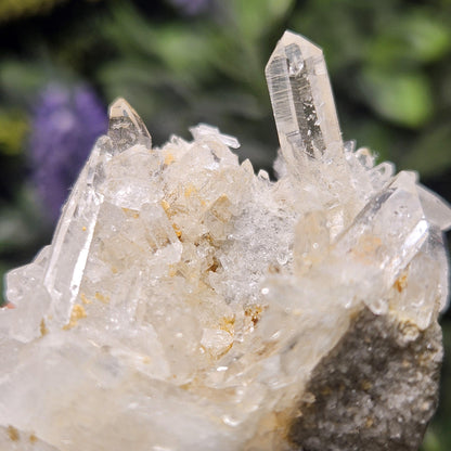 Colombian Lemurian Quartz Cluster, Raw Quartz Crystal from Colombia