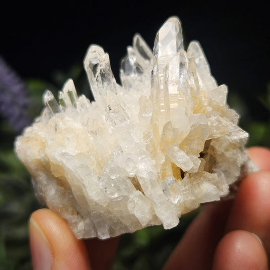 Colombian Lemurian Quartz Cluster, Raw Quartz Crystal from Colombia