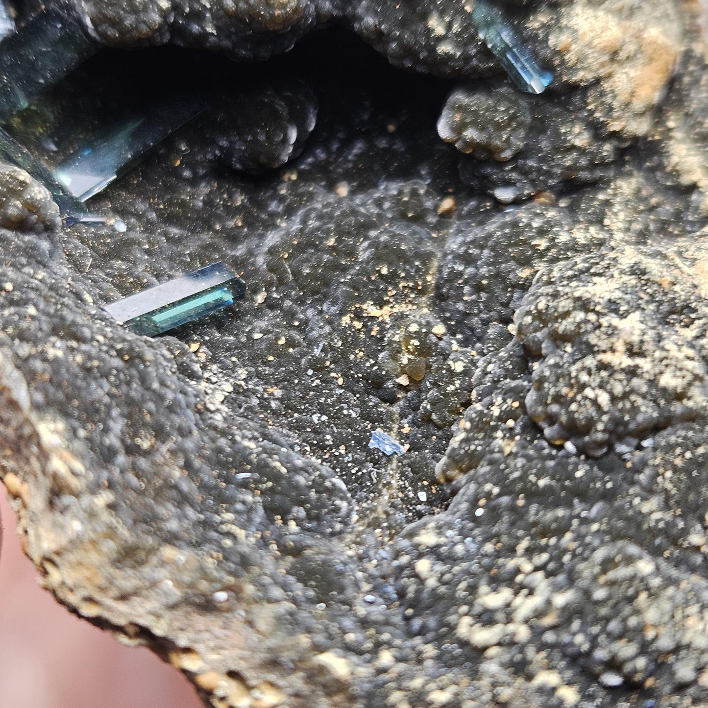 Vivianite Crystal Cluster 212g, Vivianite Specimen, Raw Blue
