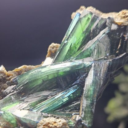 Vivianite Crystal Cluster 90.55g, Vivianite Specimen, Raw Blue