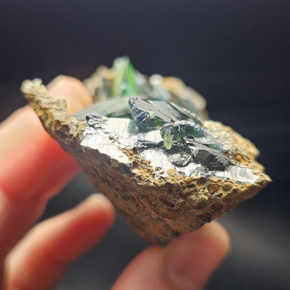 Vivianite Crystal Cluster 90.55g, Vivianite Specimen, Raw Blue