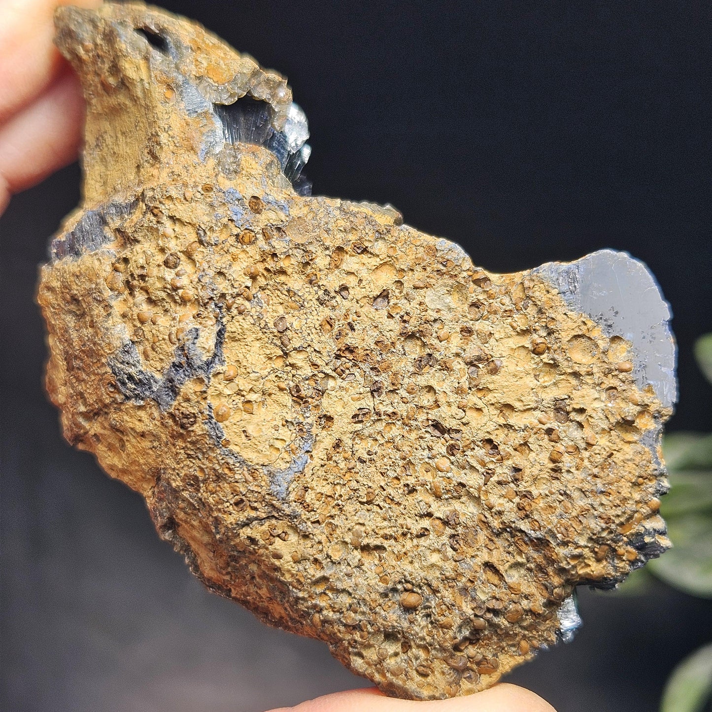 Vivianite Crystal Cluster 140g, Vivianite Specimen, Raw Blue