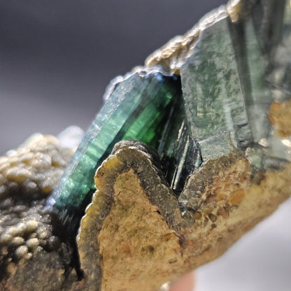 Vivianite Crystal Cluster 140g, Vivianite Specimen, Raw Blue