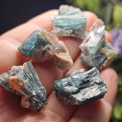 Blue Tourmaline Crystal Specimen from Brazil (3