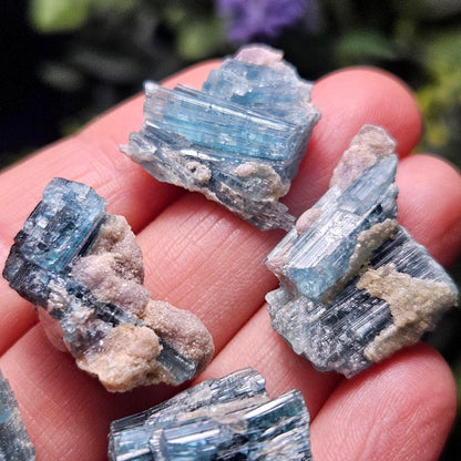 Blue Tourmaline Crystal Specimen from Brazil (3