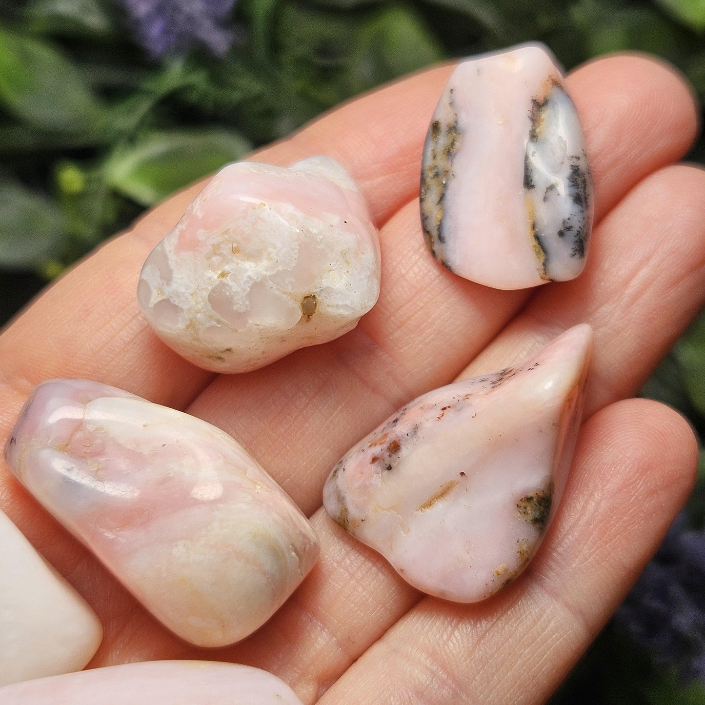 Pink Opal Crystal from Peru (2