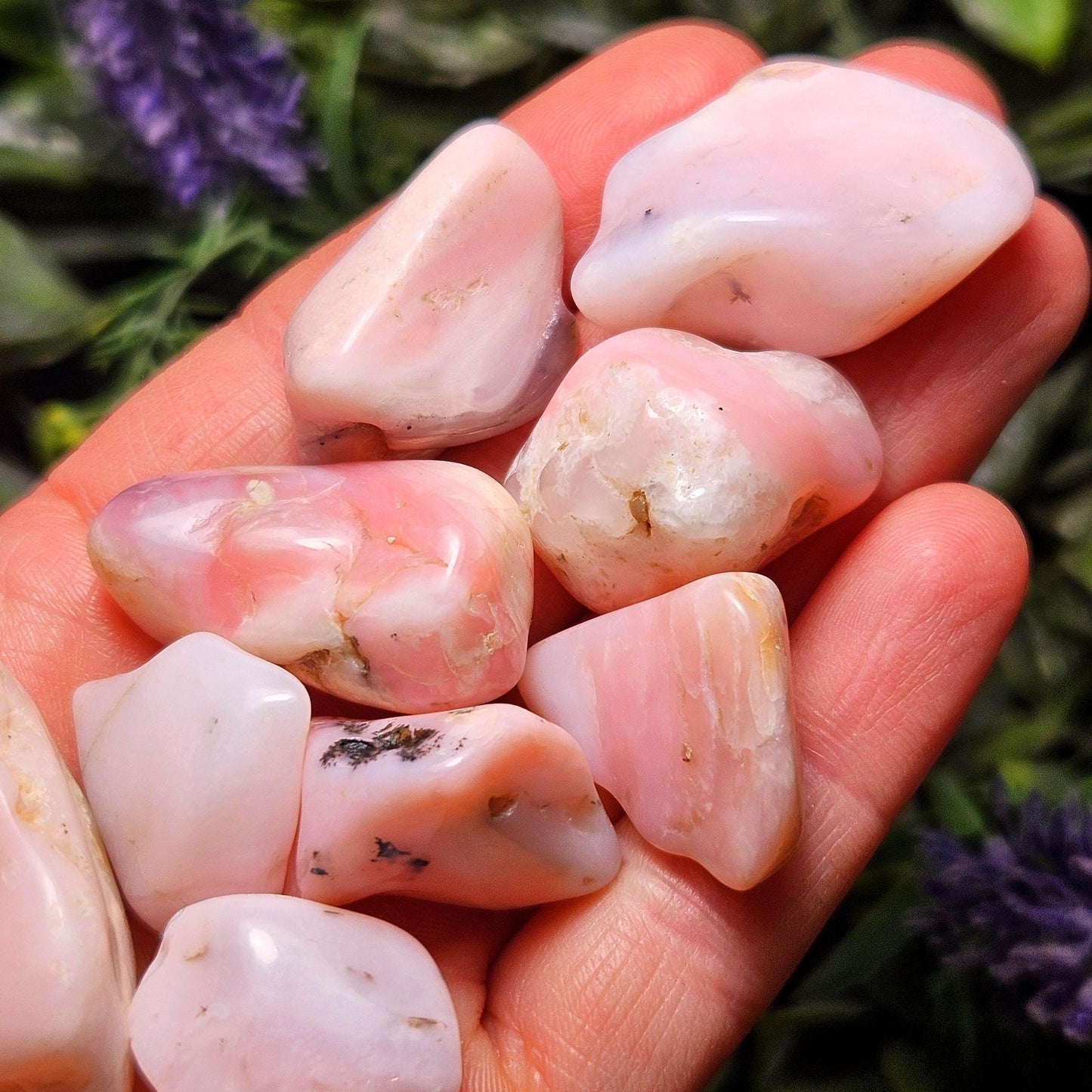 Pink Opal Crystal from Peru (2