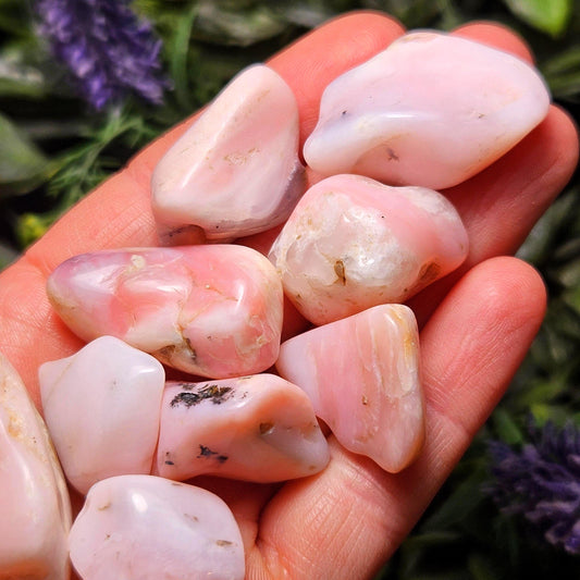 Pink Opal Crystal from Peru (2