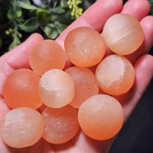 Orange Selenite Tumbled Crystals (0.75