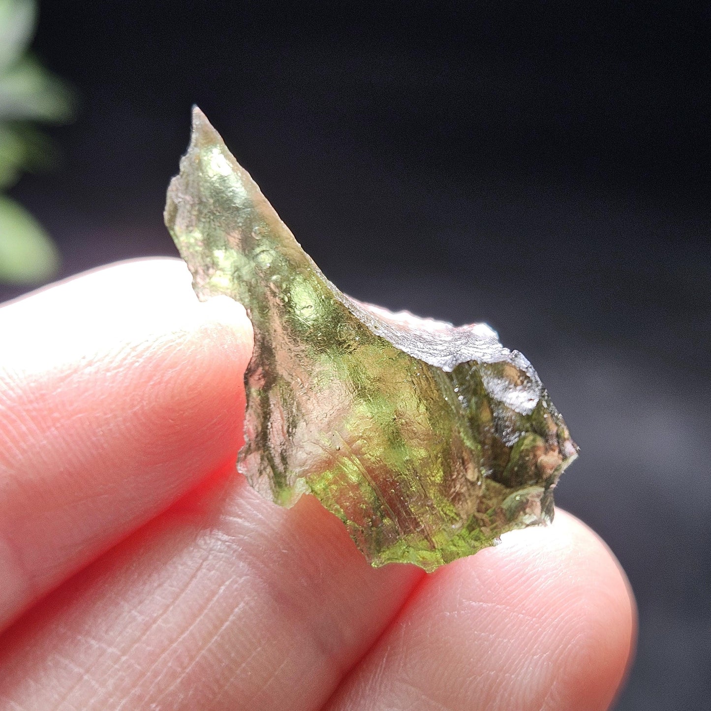 Authentic Moldavite Tektite Specimen 2.17g