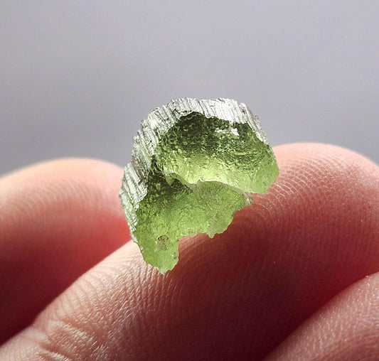 Moldavite Angel Chime Specimen 0.72g, Genuine Moldavite