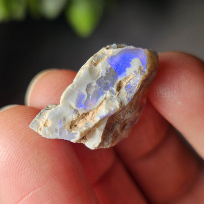 Australian Blue Opal from Lightning Ridge 2.83g, Opal Crystal Specimen from Australia