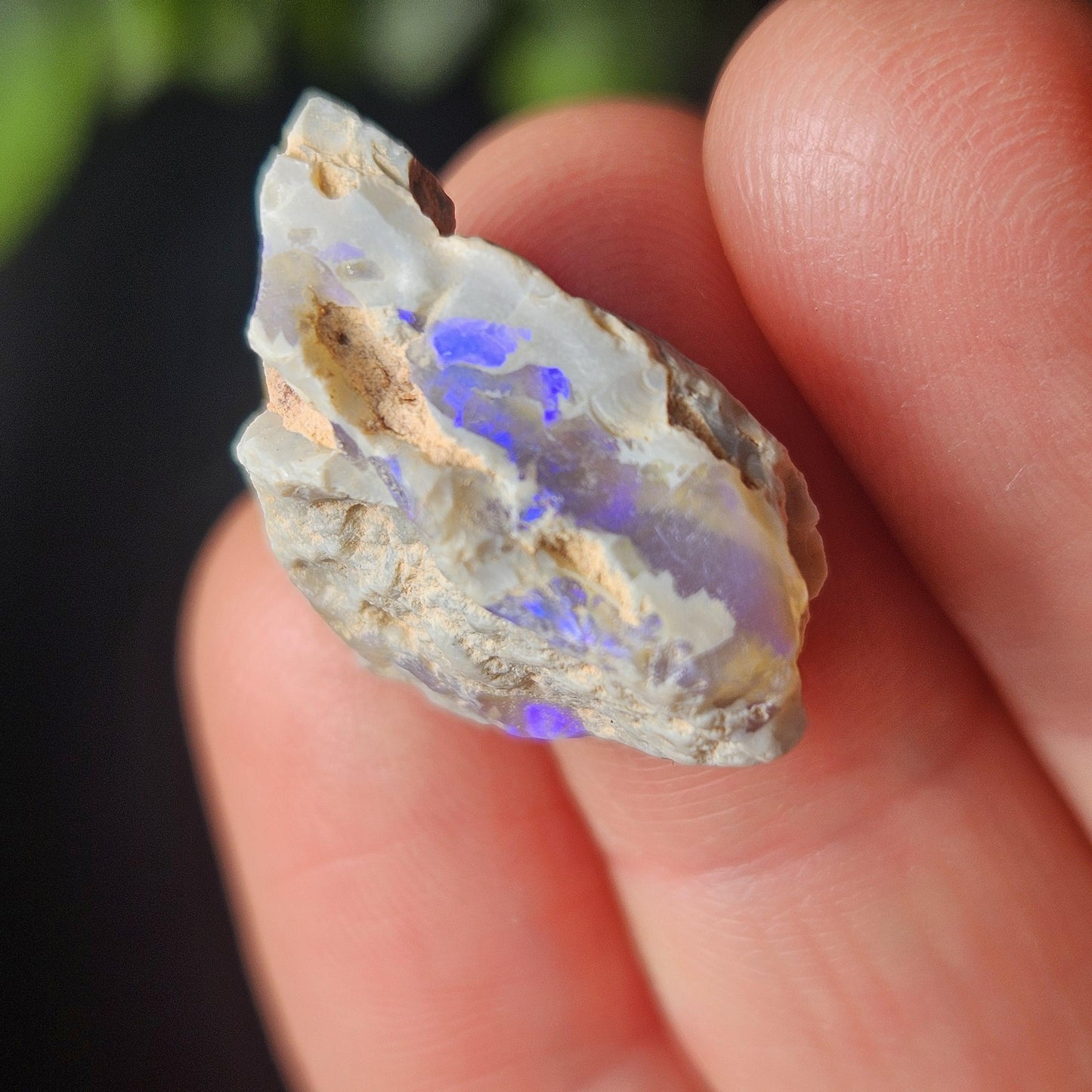 Australian Blue Opal from Lightning Ridge 2.83g, Opal Crystal Specimen from Australia