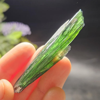 AAA Vivianite Crystal Specimen 7.57g, Terminated Vivianite Crystal, Raw Blue
