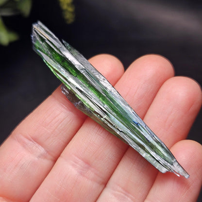 AAA Vivianite Crystal Specimen 7.57g, Terminated Vivianite Crystal, Raw Blue