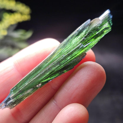 AAA Vivianite Crystal Specimen 7.57g, Terminated Vivianite Crystal, Raw Blue