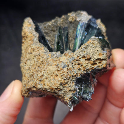 Vivianite Crystal Cluster 109.55g, Vivianite Specimen, Raw Blue