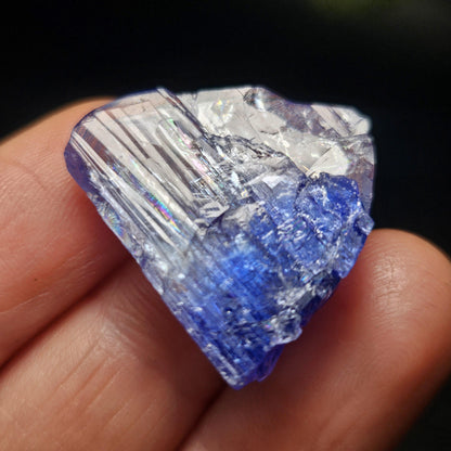 Tanzanite Crystal 6.69g, Bi Colored Raw Tanzanite Stone Specimen