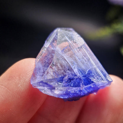 Tanzanite Crystal 6.69g, Bi Colored Raw Tanzanite Stone Specimen