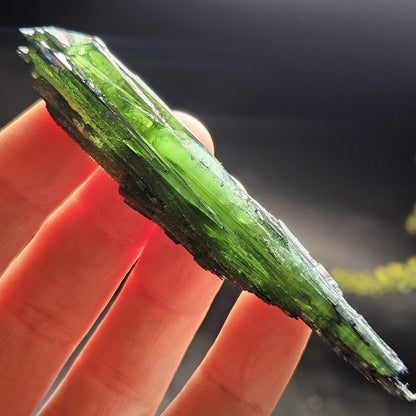 AAA Vivianite Crystal Specimen 14.89g, Terminated Vivianite Crystal, Raw Blue