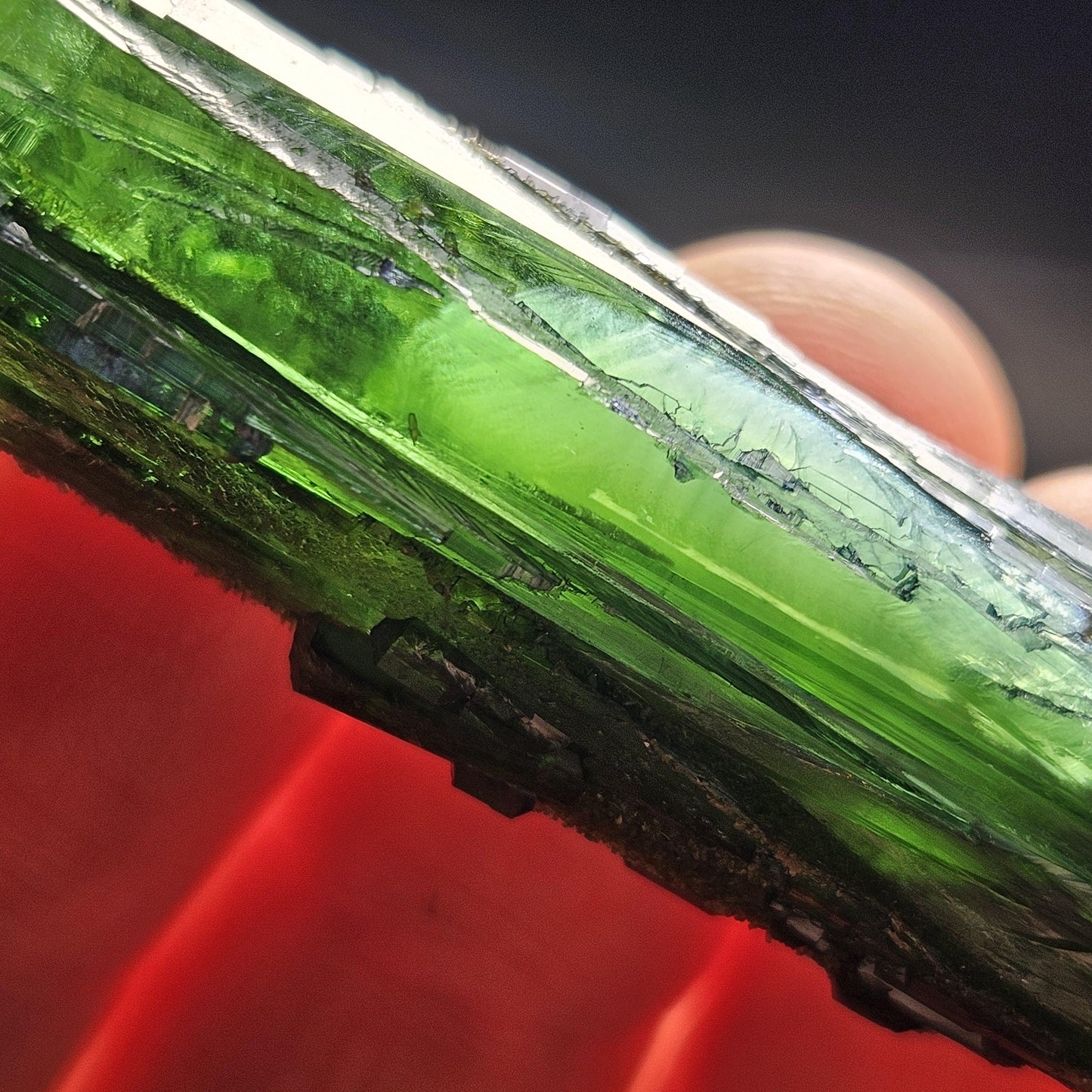 AAA Vivianite Crystal Specimen 14.89g, Terminated Vivianite Crystal, Raw Blue