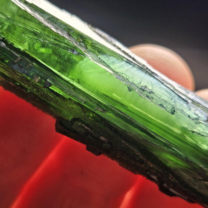 AAA Vivianite Crystal Specimen 14.89g, Terminated Vivianite Crystal, Raw Blue