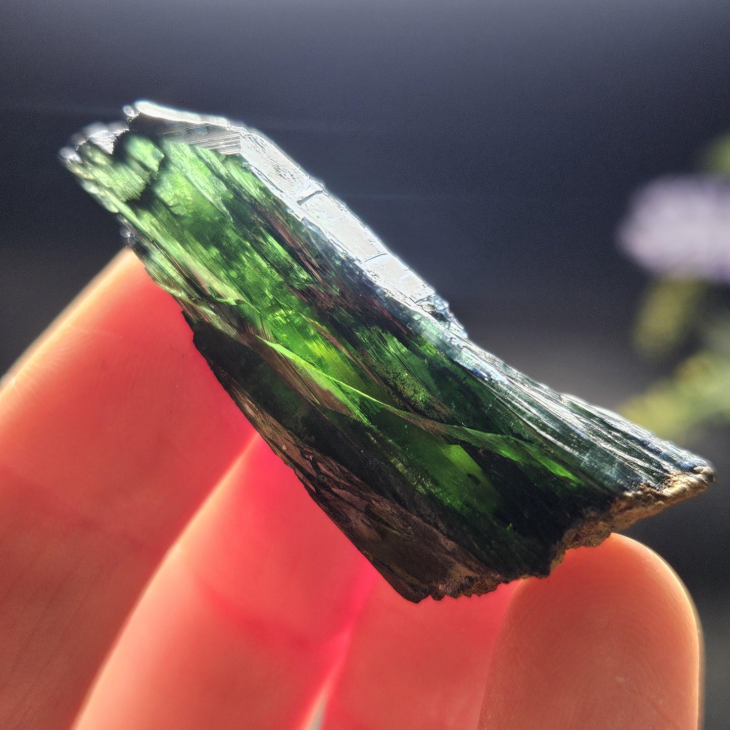 AAA Vivianite Crystal Specimen 8.45g, Terminated Vivianite Crystal, Raw Blue