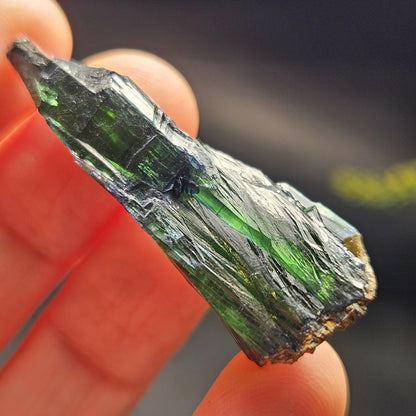AAA Vivianite Crystal Specimen 8.45g, Terminated Vivianite Crystal, Raw Blue