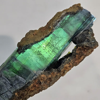 Vivianite PHANTOM Crystal Specimen 72.49g, Vivianite Crystal Cluster, Raw Blue