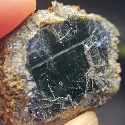 Vivianite Crystal Cluster 18.89g, Vivianite Specimen, Raw Blue