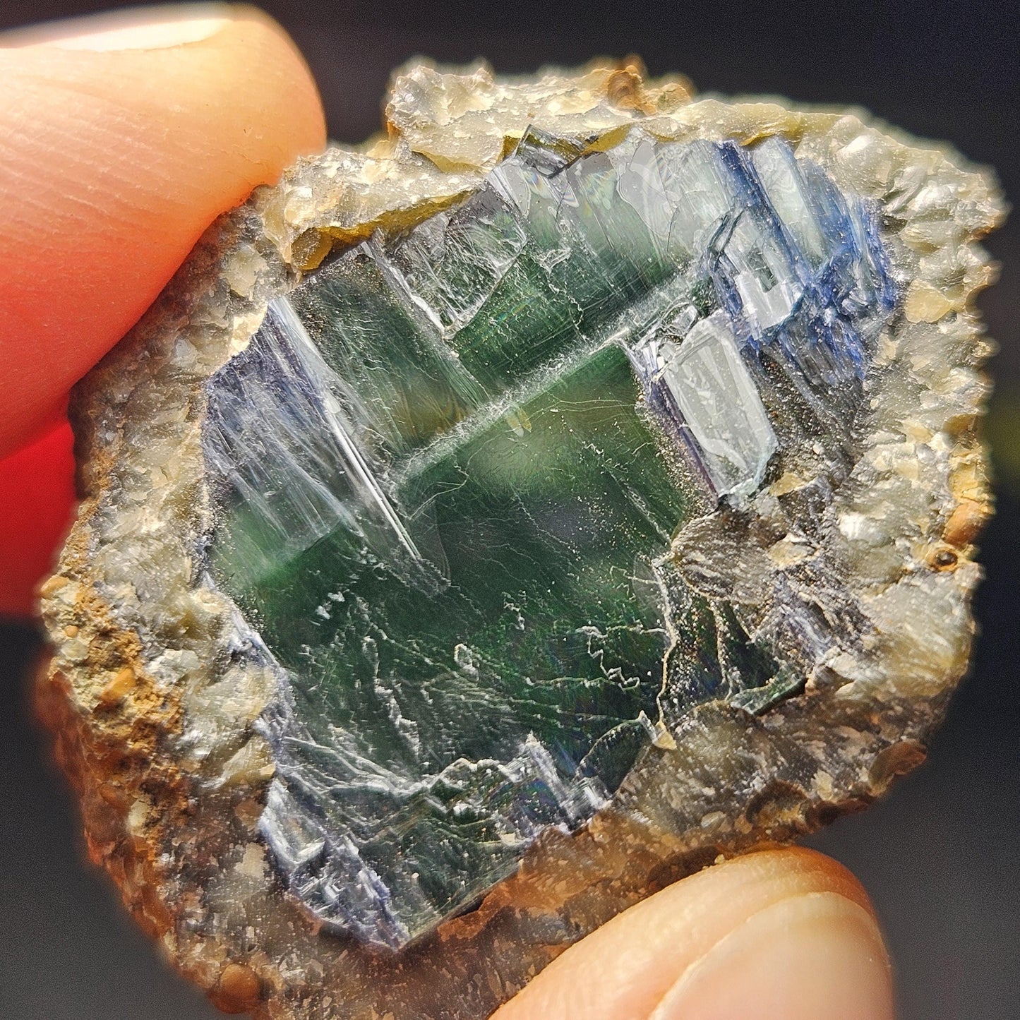 Vivianite Crystal Cluster 18.89g, Vivianite Specimen, Raw Blue