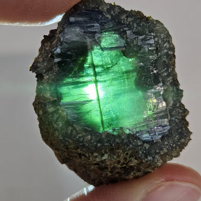 Vivianite Crystal Cluster 18.89g, Vivianite Specimen, Raw Blue